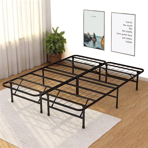 metal mattress foundation box spring|2 inch mattress foundation queen.